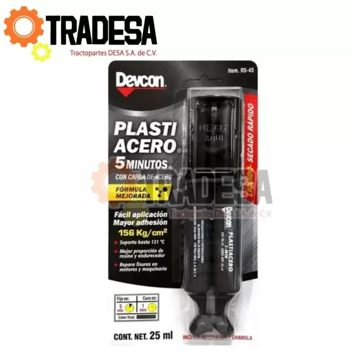 Plastiacero Jeringa Secado Rapido 5 Min (r5-45) Devcon DEVCON R5-45 