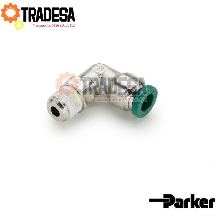 Codo 90° Hidraulico Giratorio De 3/8 X 3/8 Macho PARKER W169PLP-6-6 